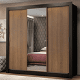thumbnail image 2 of Ropero Closet Madesa Mônaco 3 Puertas Corredizas con Espejo, 2 of 10