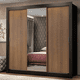 thumbnail image 2 of Ropero Closet Madesa Mônaco 3 Puertas Corredizas con Espejo, 2 of 10