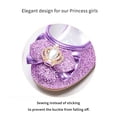 thumbnail image 6 of Stelle Girls Mary Jane Glitter Shoes Low Heel Princess Dress Shoes,Toddler Little Girls Crown Flower Girl Wedding Party Dress Pump Shoes,Purple, 6 of 6