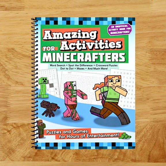 Activities for Minecrafters: Amazing Activities for Minecrafters : Puzzles and Games for Hours of Entertainment! (Spiral Bound)