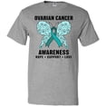 thumbnail image 3 of Inktastic Ovarian Cancer Awareness Hope Support and Love T-Shirt, 3 of 5