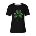 thumbnail image 4 of Mujeres Manga Corta de Verano Tops Impreso Sudadera Casual, Cuello Redondo Blusa Ligera para la Primavera Y el Verano, 4 of 4