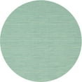 thumbnail image 1 of Ahgly Company Machine Washable Indoor Round Contemporary Blue Green Area Rugs, 4' Round, 1 of 7