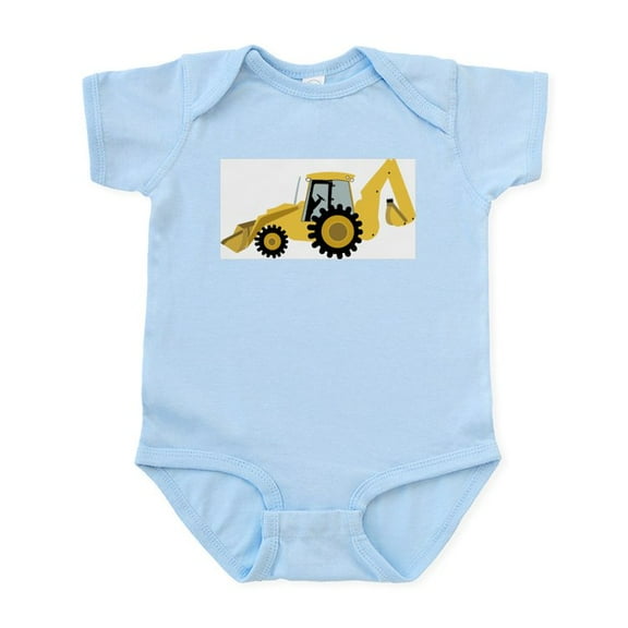 CafePress - Backhoe Infant Bodysuit - Baby Light Bodysuit, Size Newborn - 24 Months