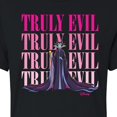 thumbnail image 3 of Disney Villains - Truly Evil Maleficent - Juniors Cropped Cotton Blend T-Shirt, 3 of 5