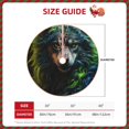 thumbnail image 2 of Sikiie Realistic Style Colorful Wolf A Nativity Christmas Tree Skirt, Jesus Christian Winter Holiday Tree Mat Decoration(30-48IN)30", 2 of 6