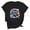 Womens Black Short Sleeve Shirts, variant on Mceream Short Sleeve Shirts for Women Summer Crew Neck Tops Trendy 2025 That Button Down The Back Breathable Blouses Print Basic Tees Plus Size Clothes Vestido Para NiñAs White S