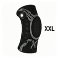thumbnail image 1 of JWCJ Left Leg Black Knee Brace with Precision Dial System, Adjustable Knob Support for Running and Basketball, Unisex Performance Knee Stabilizer, XXL, 1 of 9
