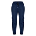 thumbnail image 5 of Cargo Joggers Pants For Men Casual Drawstring Elastic Waist Tapered Work Cargo Pants Outdoor Hiking Trousers With Pockets, 5 of 6