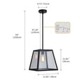 thumbnail image 7 of Aiwen Metal Glass Shade Pendant Light Modern Creative Ceiling Lamp, 7 of 7