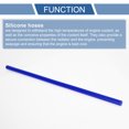 thumbnail image 4 of Unique Bargains 1 Pcs 6mm/0.24" ID 500mm/19.69" Length 0 Degree Blue Car Silicone Hose Coolant Hose Universal, 4 of 7