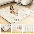 thumbnail image 3 of Pkinoicy Baby Playpen with Mat ，59 x59 In Playpen for Babies and Toddlers, Indoor & Outdoor Activity Center, Safety Baby Fence, 3 of 8