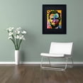 thumbnail image 3 of Trademark Fine Art "Abraham Lincoln II" Canvas Art by Dean Russo, Black Matte, Black Frame, 3 of 4