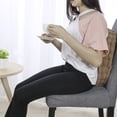 thumbnail image 5 of PiccoCasa Home Office Corduroy Round Shaped Sofa Floor Chair Cushion Pad Coffee Color, 5 of 7