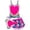 Hot Pink, variant on Tween Girls Swimsuit Summer Swimwear Two Piece Bathing with Tankini Top Bottom Adjustable Straps UPF 50 for Beach Pool Swimsuits