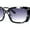 Clear Tortoise - Smoke, variant on Womens Chic Designer Jewel Arm Rectangular Cat Eye Diva Sunglasses Black Gold - Black