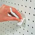 thumbnail image 3 of Azar Displays 800002-W 2-Inch Lexan Hook, White, 50-Pack, 3 of 4