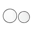 thumbnail image 1 of Imax 17364-2 Plateaux Muraux en Émail Irina&44; Blanc - Lot de 2, 1 of 1