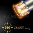 thumbnail image 6 of Ruiandsion P13.5S LED Bulb,1-Pack,0.7-3.2V Wide Voltage 3V 0.5W 300LM 6500K White for Mini Flashlights, Work Lights, Indicators Replacement, 6 of 8
