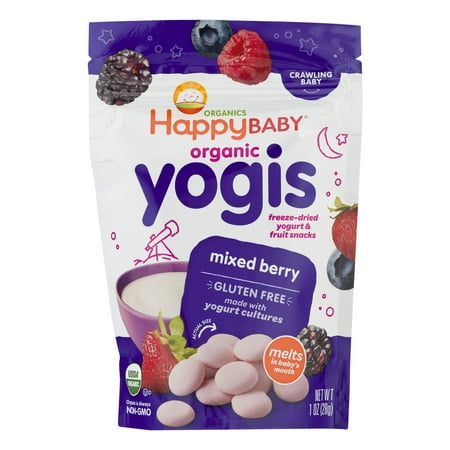 Happy Baby Yogis, Mixed Berry, 1 Ounce (Best Way To Mix Baby Formula)