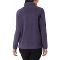 thumbnail image 2 of 32 Degrees Heat Womens Midweight Snap Arctic Fleece Pullover Size: XS, Color: Gray Navy, 2 of 5