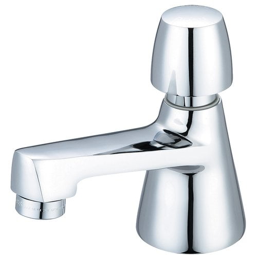 Central Brass Single Hole Push Tilt Handle Bathroom Faucet