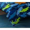 thumbnail image 3 of Northwest Kids 8-Piece Shark Adventure Full Bed In A Bag with Decorative Pillow, 3 of 8