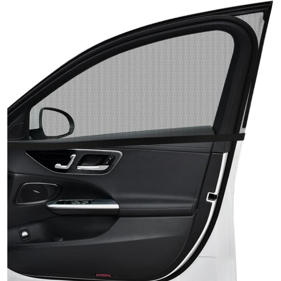 Car Window Shade, 4 Pcs Auto Side Front Rear Window Sun Shades, Heat Block and UV Rays Protection, Breathable Mesh Privacy Protection Curtain, Universal Fit Most SUV (SUV Front&Back 4Pcs)