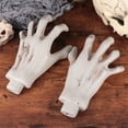 thumbnail image 1 of 1 Pair Skeleton Hand Bone Props Horror Hand Skeleton Decor Simulated Bone Hand Ornament for Bar Party Dancing KTV, 1 of 6