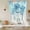 Blue Teal Red, variant on Coastal Seahorse Blue Balloon Curtains for Windows, Bedroom Curtains 54 Inch Length, Summer Beach Nautical Coral Starfish Tie Up Curtains Panels Thermal Insulated Bathroom Curtains Window 42"x54"