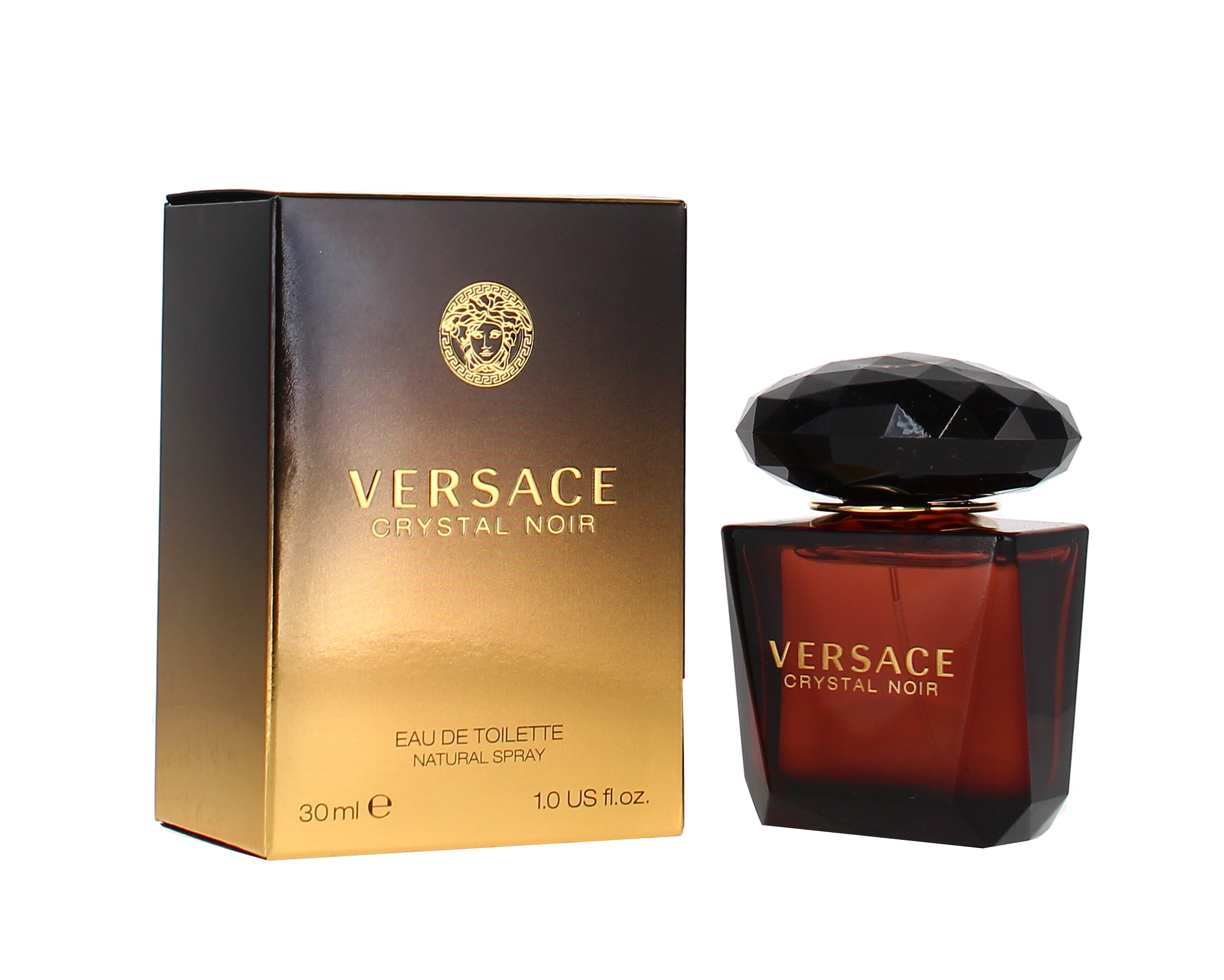 Versace Crystal Noir Eau De Toilette, Perfume for Women, 1.0 Oz