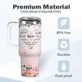 thumbnail image 3 of Taza para beber HYMONA, 30 oz, rosa, aislante, cristiano, 3 of 9