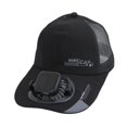 thumbnail image 2 of Gorra con ventilador alimentada por energía solar. Sombrero versátil para exteriores, ideal para mochileros y senderismo. Negro 300MA, 2 of 9