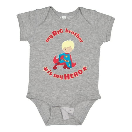 

Inktastic My Brother is My Hero Gift Baby Boy or Baby Girl Bodysuit