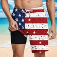 thumbnail image 2 of Pantalones Cortos Casuales para Hombre Imprimir con Bolsillos Pantalones de Playa de Cintura Elástica, Pantalones Cortos de Cintura Elástica para Hombre, 2 of 6