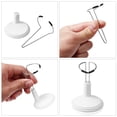 thumbnail image 4 of 4 Pcs Doll Stands Action Figure Display Organizers Display Support Brackets Doll Holders for Home Shop, 4 of 8