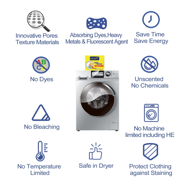 DR.EASY Color Catcher Sheets, 120 Count photo 8