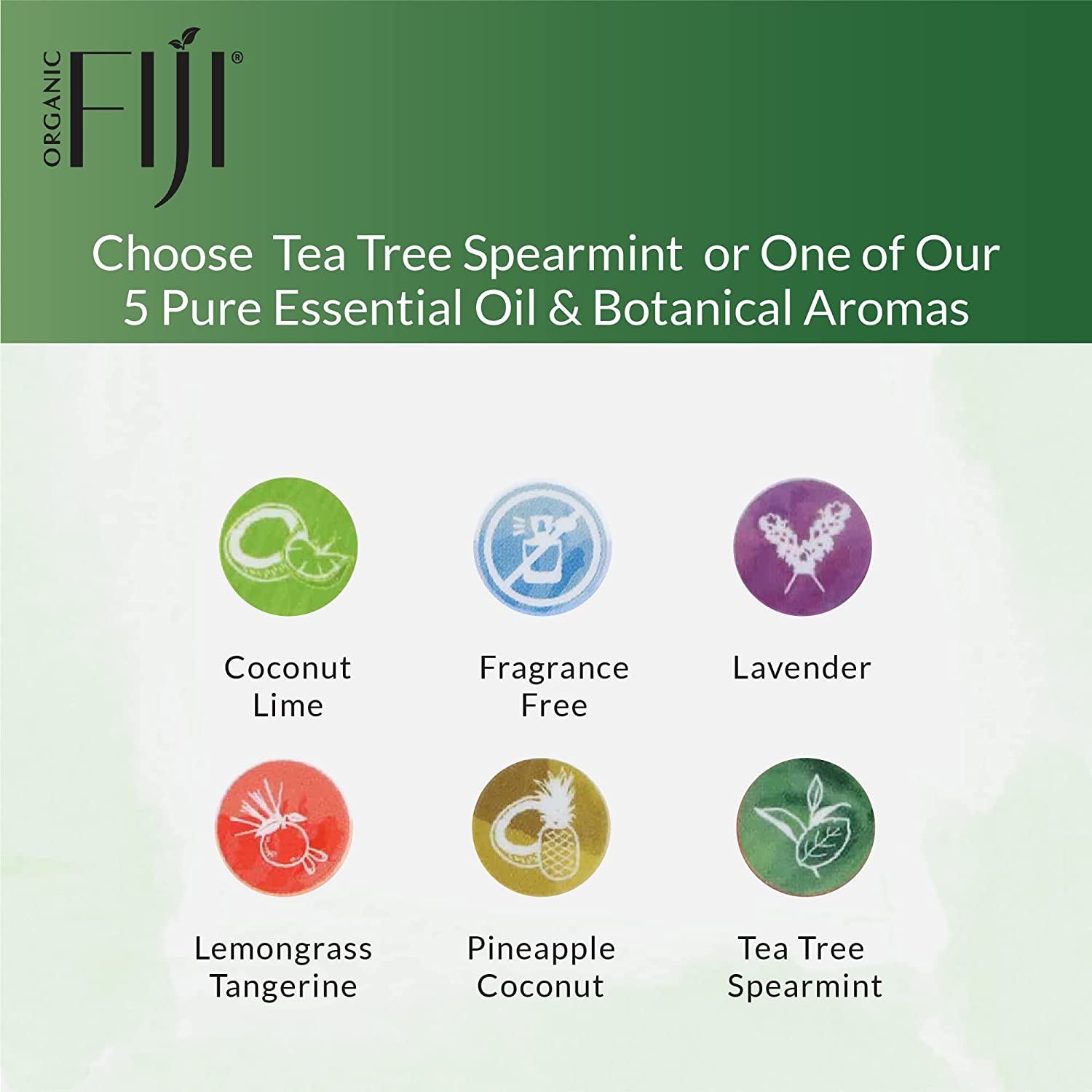 Raw Cold Pressed Coconut Oil for Hair, Skin, Face & Body | Relaxing Massage Oil | Tea Tree Spearmint,12 oz for Women Men & Baby