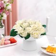 1 Set of Stainless Steel Flower Arrangement Fixing Base Flower Ceramic