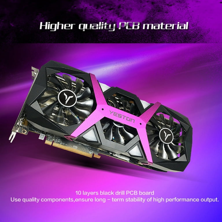 Yeston Radeon RX 6800 16GB GPU 16GB GDDR6 256bit 2105/16000MHz Gaming  Desktop computer PC Video Graphics Cards support DP/HD - AliExpress