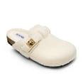 thumbnail image 5 of BURUDANI Women Cork-Footbed Arch-Support Clogs Mules Slip-On Comfort Slides Sandals for Everyday Wear, 5 of 7