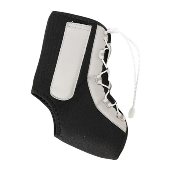 Dualoai Ankle Brace Flexible Sports Protection Joint Support Ankle Stabilizer Foot Drop Black Gray