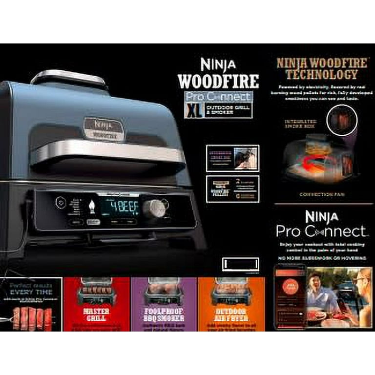 Ninja Woodfire Pro 7-in-1 Grill & Smoker with