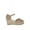 Beige, variant on Kalista Raffia Woven Wedge Womens Sandals