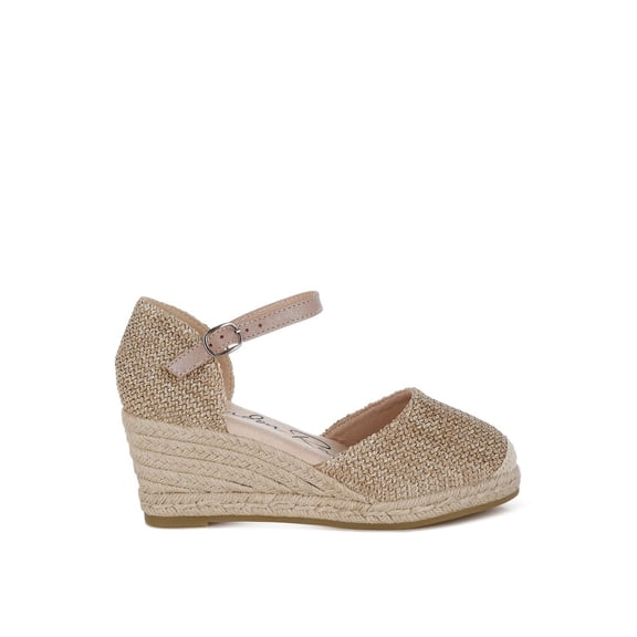 London Rag Kalista Raffia Woven Wedge Womens Sandals