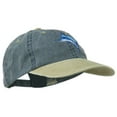 thumbnail image 5 of Sailfish Embroidered Two Toned Washed Cap - Beige Navy OSFM, 5 of 5