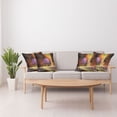 thumbnail image 4 of Ambesonne Fantasy Throw Pillow Cover 4 Pack, Digital Tropic Exotic, 20", Multicolor, 4 of 6