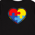 thumbnail image 4 of Inktastic Autism Puzzle Heart Boys or Girls Long Sleeve Toddler T-Shirt, 4 of 5