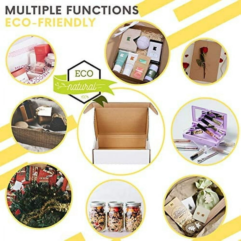  Famagic 7x5x2 Small Packaging Boxes 25 Pack - White Cardboard  Shipping Boxes, Corrugated Mailer Boxes for Small Business, Mailing Boxes  for Packaging, Bulk : Office Products