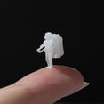 thumbnail image 3 of piezas de rellenos de epoxi de cristal 3D para manualidades, miniadornos de astronauta, accesorios tridimensionales para micropaisaje (blanco estilo A 01 + estilo A 02 + estilo A 03 + estilo A 04), 3 of 5